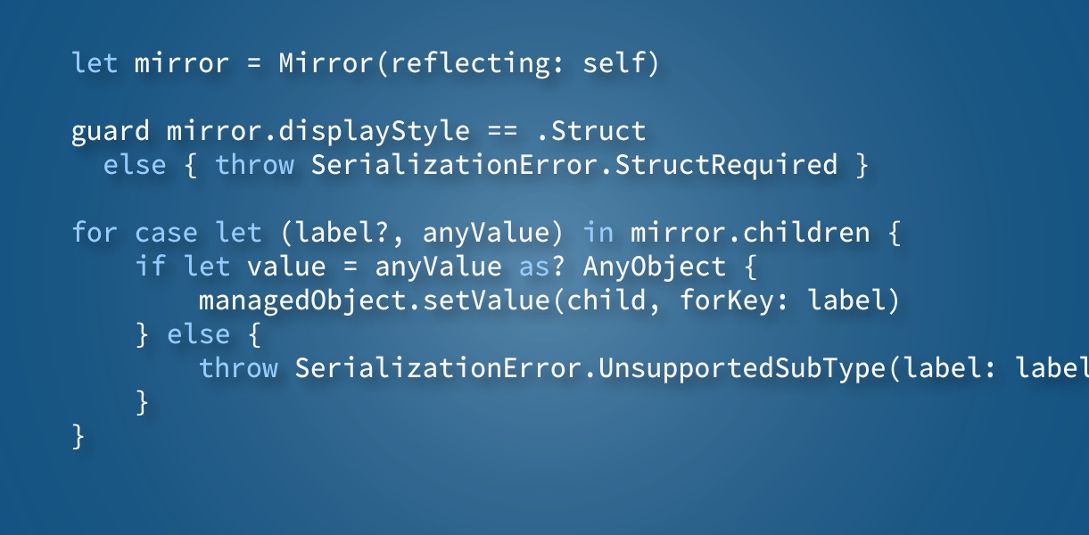 The Swift Reflection API and what you can do with it