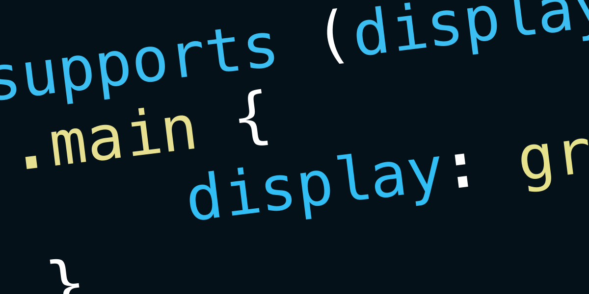 How CSS @supports Works 