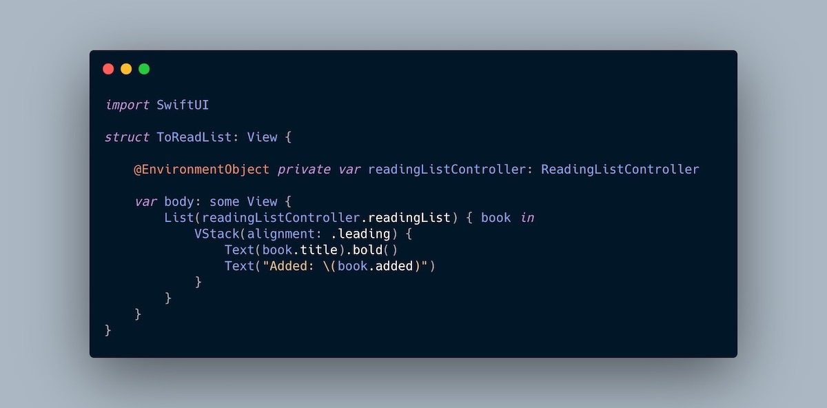 Dependency Injection in SwiftUI