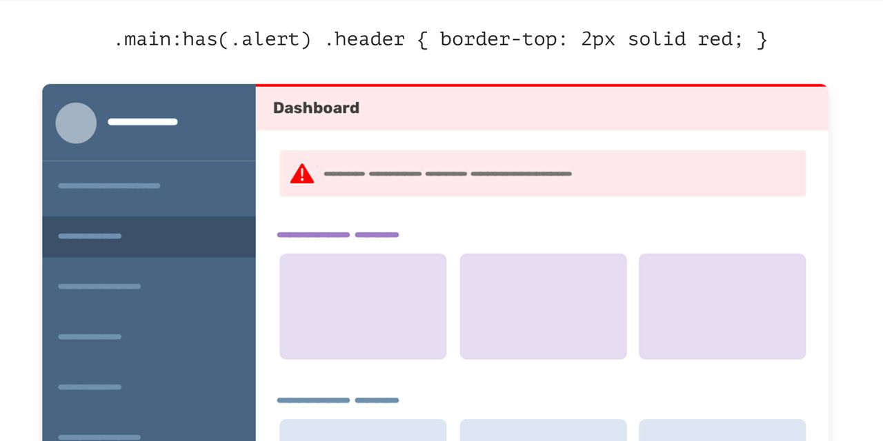 CSS Parent Selector :has()